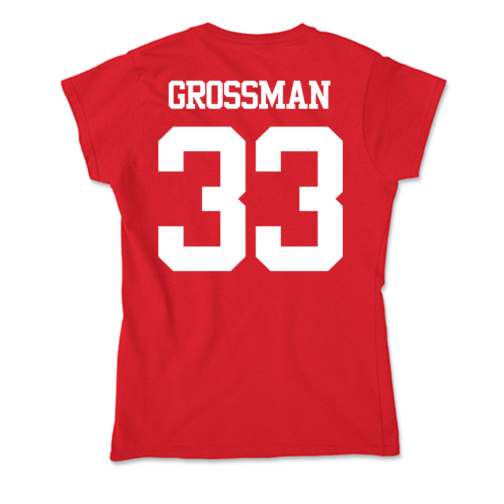 BU - NCAA Men's Soccer : Jack Grossman - Soft Style Women’s T-Shirt-1