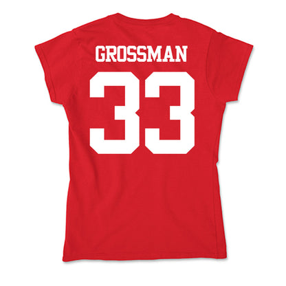 BU - NCAA Men's Soccer : Jack Grossman - Soft Style Women’s T-Shirt-1