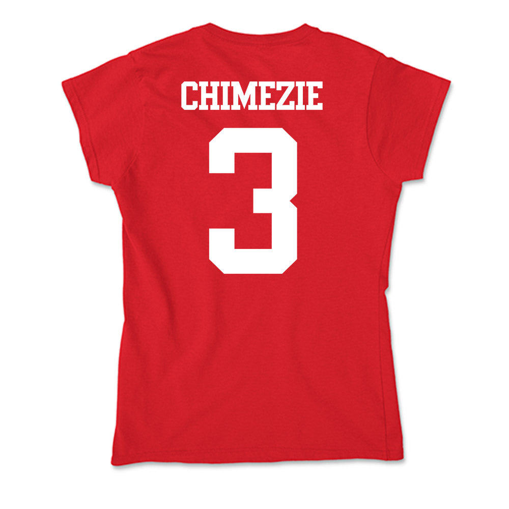 BU - NCAA Men's Basketball : Malcolm Chimezie - Soft Style Women’s T-Shirt-1
