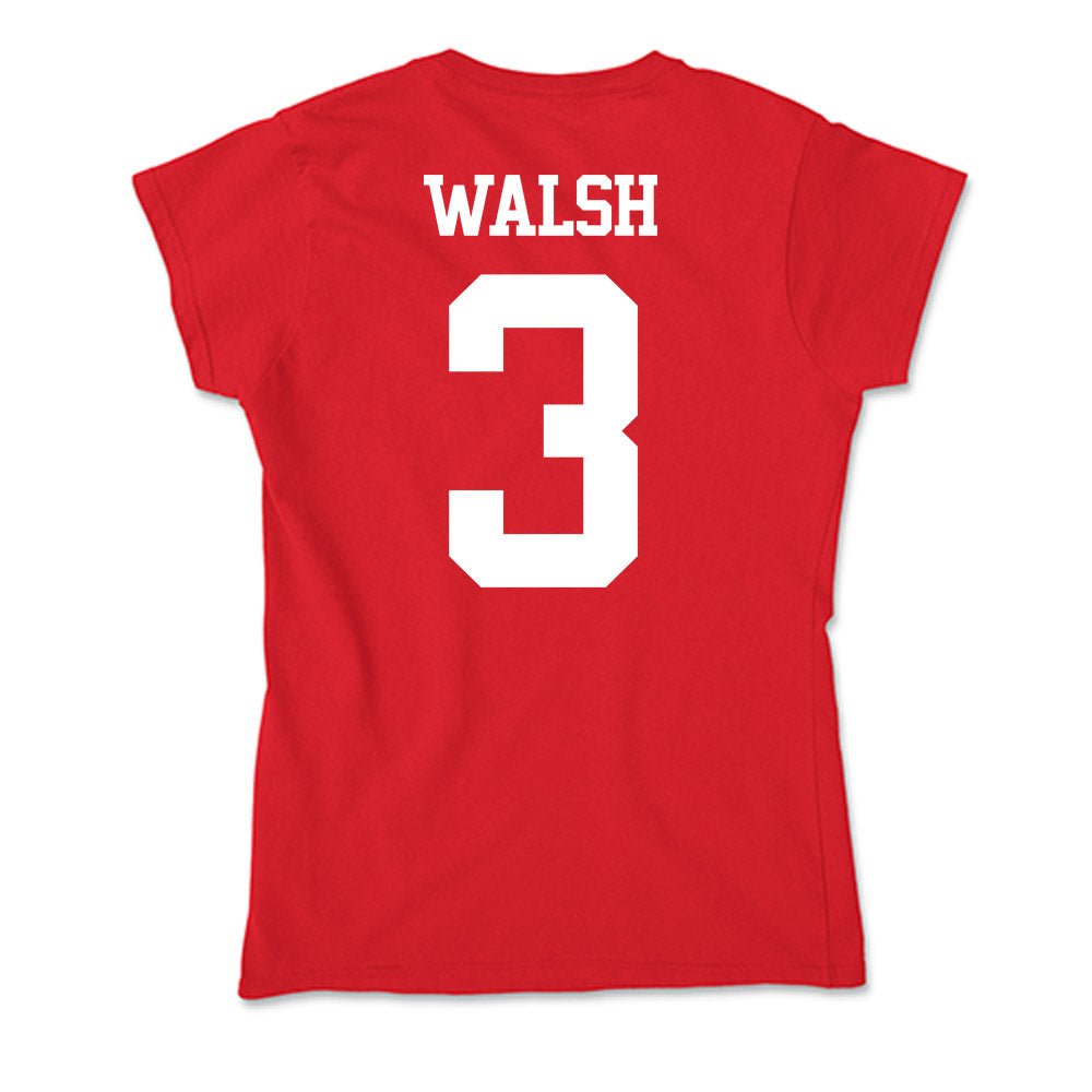 BU - NCAA Softball : Libby Walsh - Soft Style Women’s T-Shirt-1
