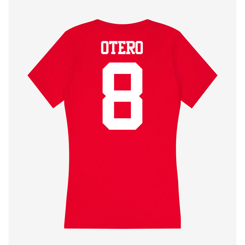 BU - NCAA Men's Soccer : Sebastian Otero - Women's V-Neck T-Shirt-1