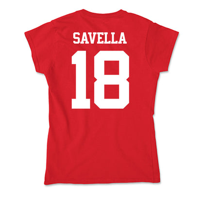BU - NCAA Women's Soccer : Gianna Savella - Soft Style Women’s T-Shirt-1