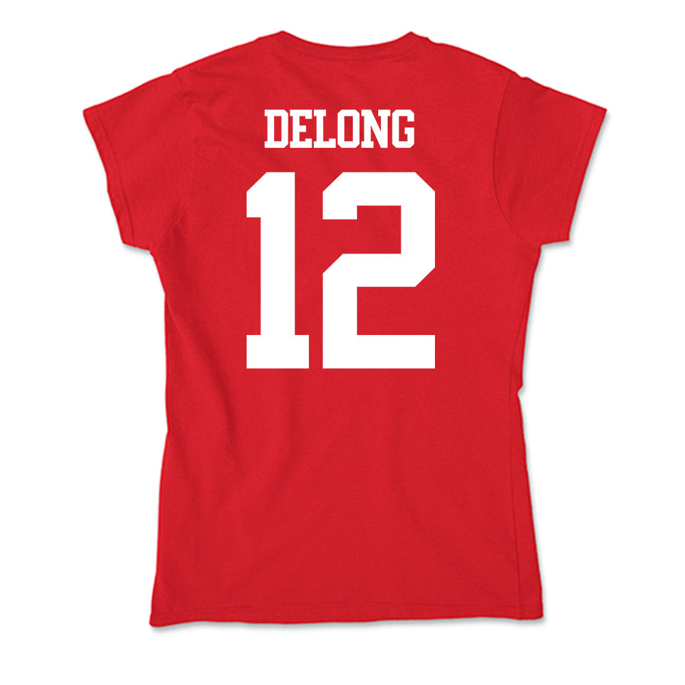 BU - NCAA Softball : Olivia DeLong - Soft Style Women’s T-Shirt-1