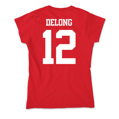 BU - NCAA Softball : Olivia DeLong - Soft Style Women’s T-Shirt-1