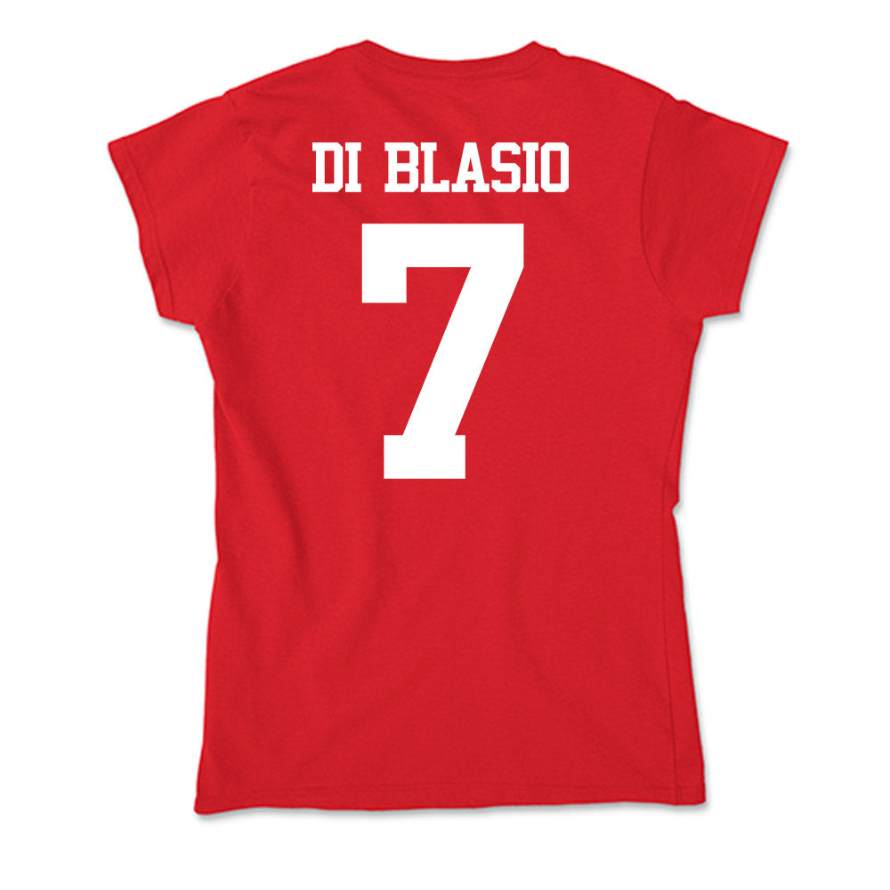 BU - NCAA Men's Soccer : Andrea Di Blasio - Soft Style Women’s T-Shirt-1