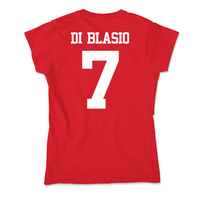 BU - NCAA Men's Soccer : Andrea Di Blasio - Soft Style Women’s T-Shirt-1