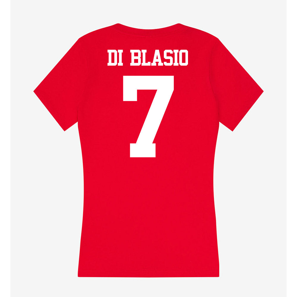 BU - NCAA Men's Soccer : Andrea Di Blasio - Women's V-Neck T-Shirt-1