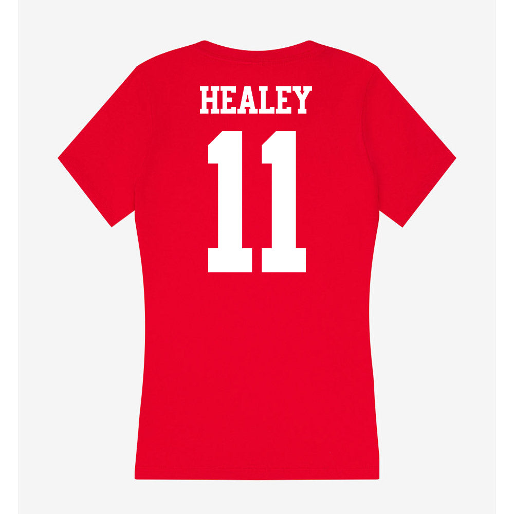 BU - NCAA Women's Ice Hockey : Sydney Healey - Women's V-Neck T-Shirt-1