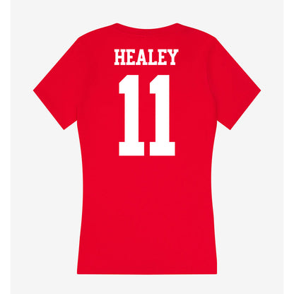 BU - NCAA Women's Ice Hockey : Sydney Healey - Women's V-Neck T-Shirt-1