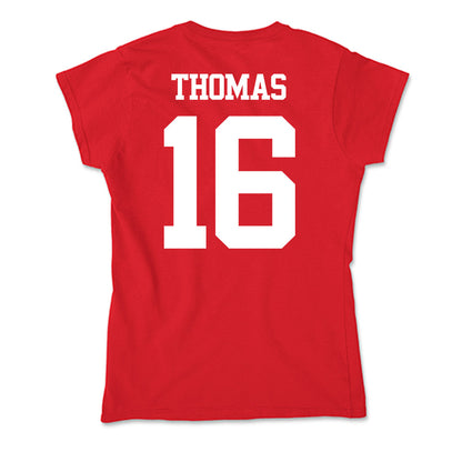 BU - NCAA Women's Soccer : Rhianna Thomas - Soft Style Women’s T-Shirt-1