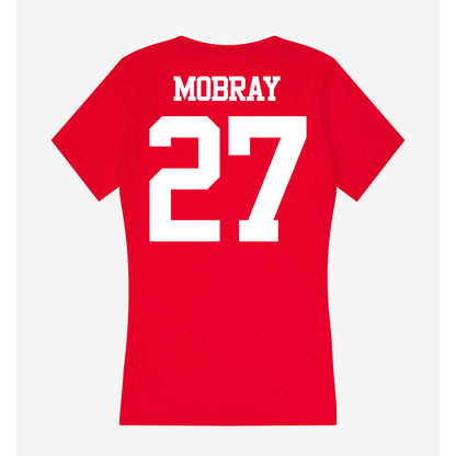 BU - NCAA Men's Soccer : Austin Mobray - Women's V-Neck T-Shirt-1