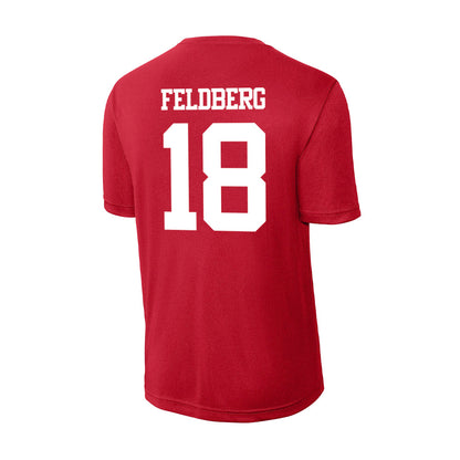 BU - NCAA Men's Ice Hockey : Jay Feldberg - Activewear T-Shirt-1