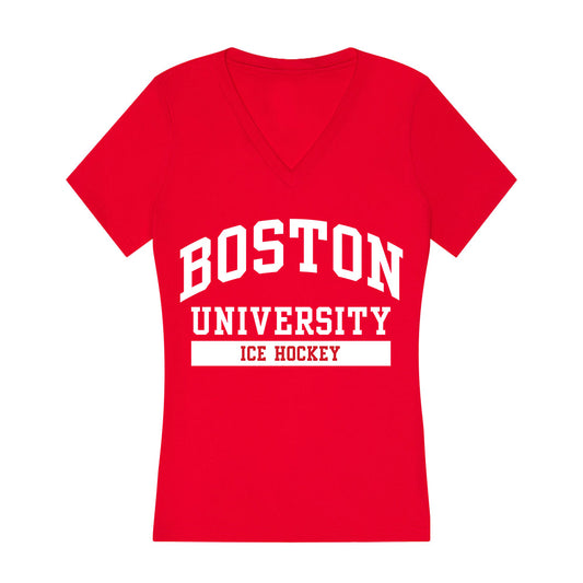 BU - NCAA Women's Ice Hockey : Sydney Fogu - Women's V-Neck T-Shirt-0