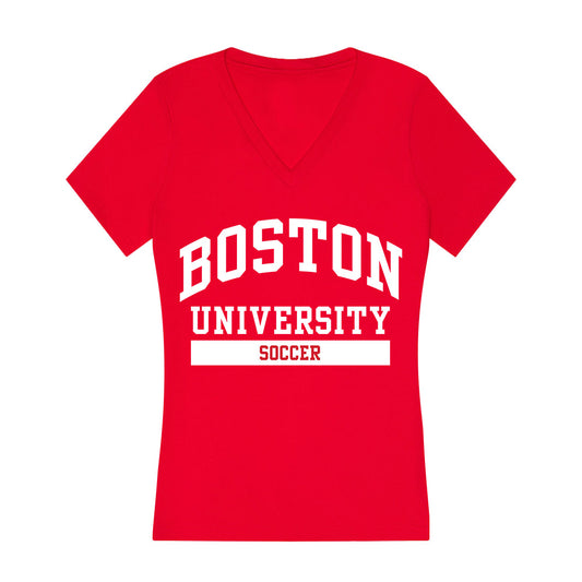 BU - NCAA Men's Soccer : Jonah Greenblatt - Women's V-Neck T-Shirt-0