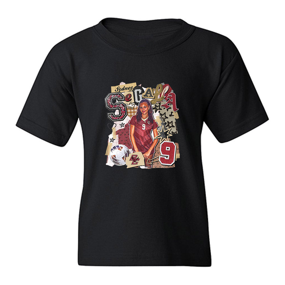 Boston College - NCAA Women's Soccer : Sydney Segalla - Collage Youth T-Shirt-0
