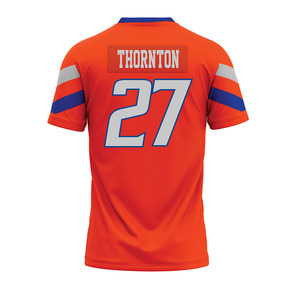 Boise State - NCAA Football : Dionte Thornton - Orange Premium Football Jersey-1