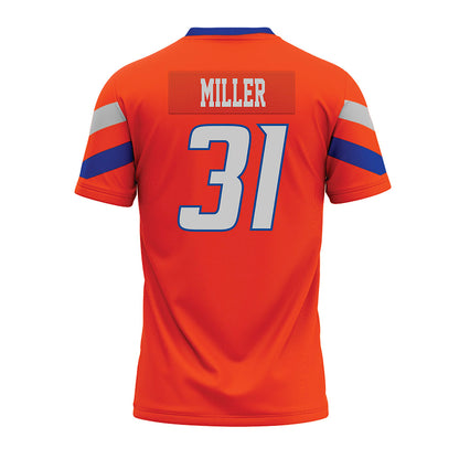 Boise State - NCAA Football : Cole Miller - Orange Premium Football Jersey-1