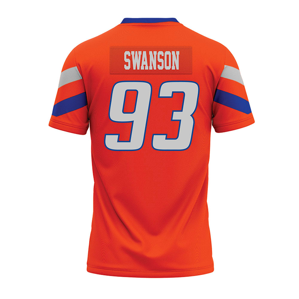 Boise State - NCAA Football : Ryder Swanson - Orange Premium Football Jersey-1