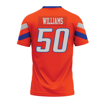 Boise State - NCAA Football : Jaden Williams - Orange Premium Football Jersey-1