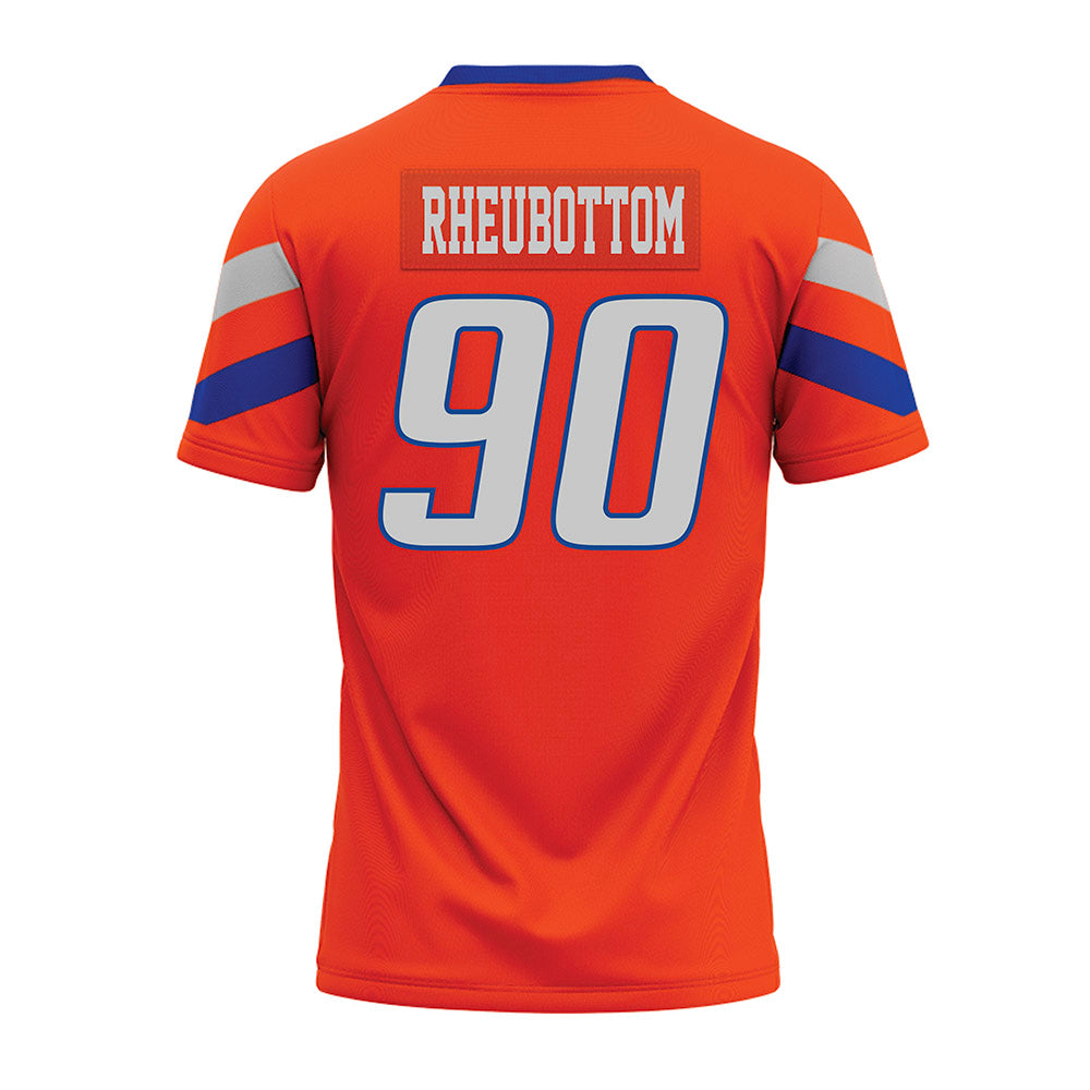 Boise State - NCAA Football : Drew Rheubottom - Orange Premium Football Jersey-1
