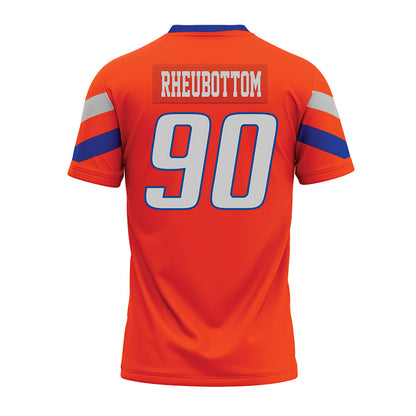 Boise State - NCAA Football : Drew Rheubottom - Orange Premium Football Jersey-1
