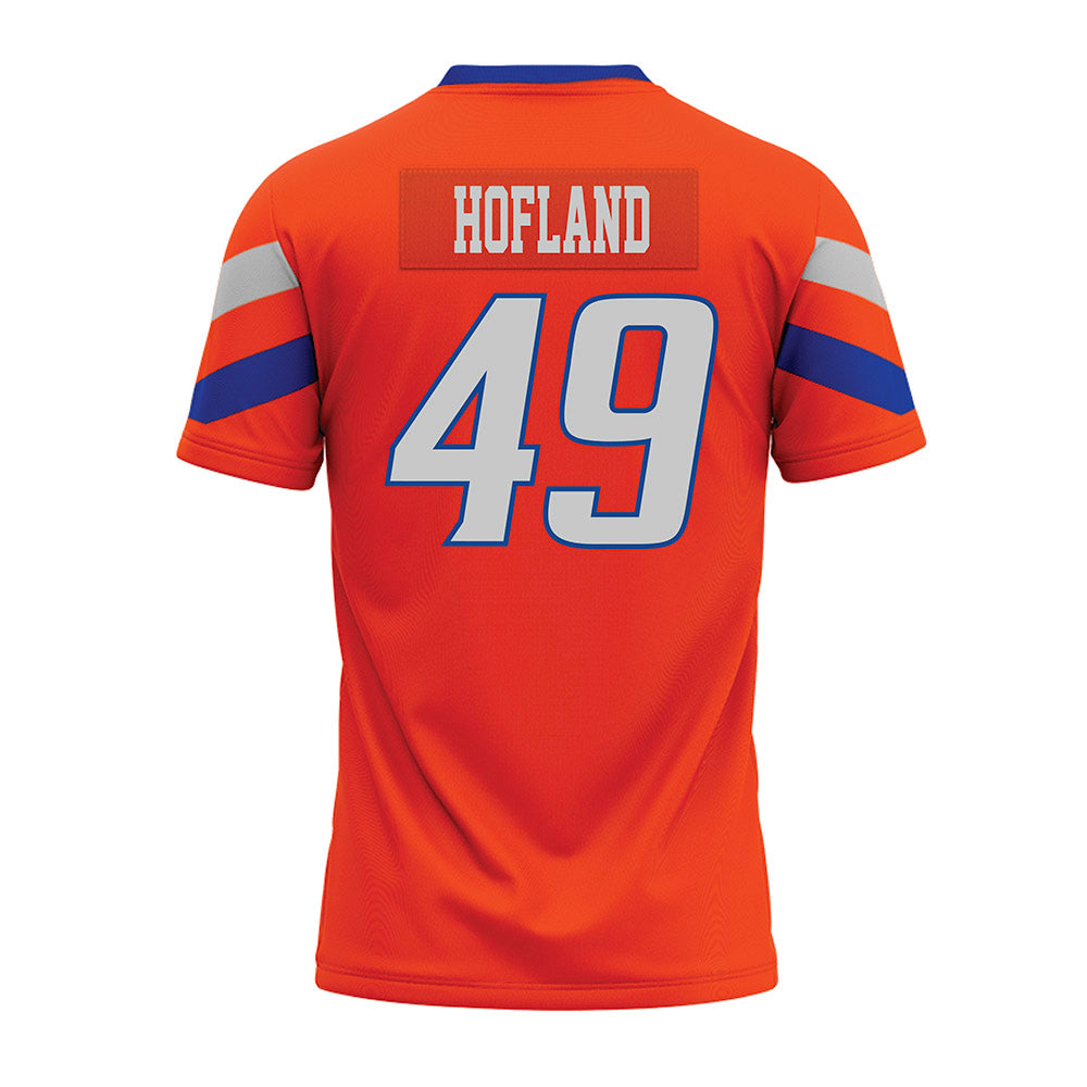 Boise State - NCAA Football : Beckham Hofland - Orange Premium Football Jersey-1