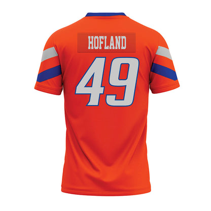 Boise State - NCAA Football : Beckham Hofland - Orange Premium Football Jersey-1