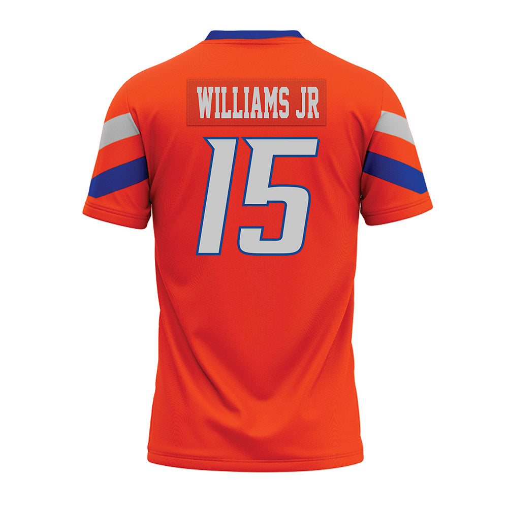 Boise State - NCAA Football : Qumonte Williams Jr - Orange Premium Football Jersey-1