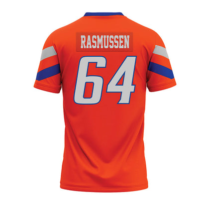 Boise State - NCAA Football : Carson Rasmussen - Orange Premium Football Jersey-1
