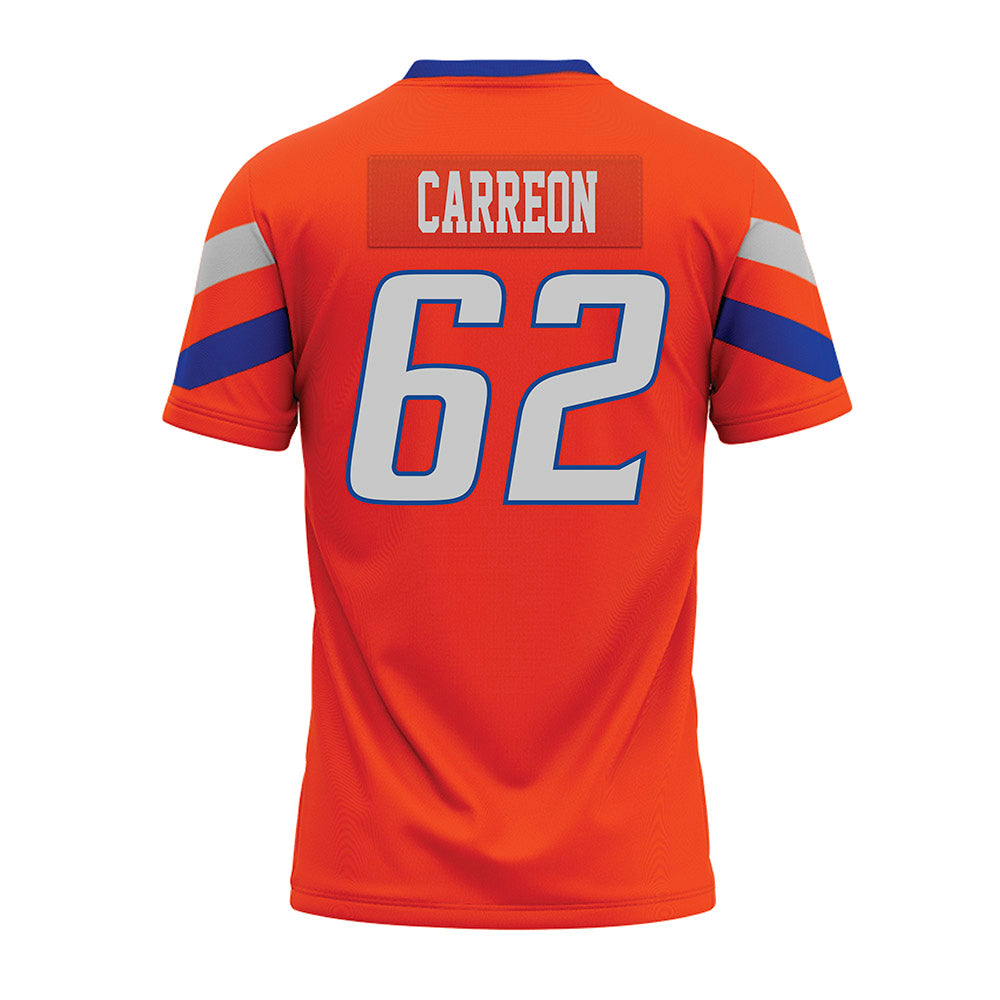 Boise State - NCAA Football : Roger Carreon - Orange Premium Football Jersey-1