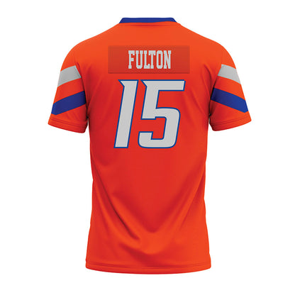 Boise State - NCAA Football : Colt Fulton - Orange Premium Football Jersey-1