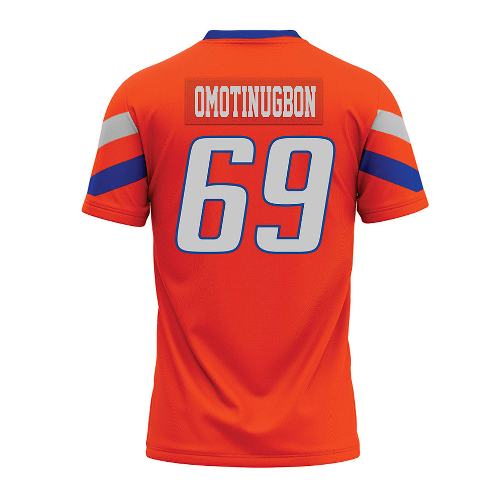 Boise State - NCAA Football : Eyitayo Omotinugbon - Orange Premium Football Jersey-1