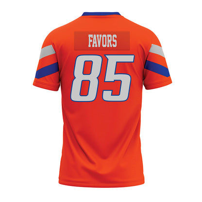 Boise State - NCAA Football : Terrious Favors - Orange Premium Football Jersey-1