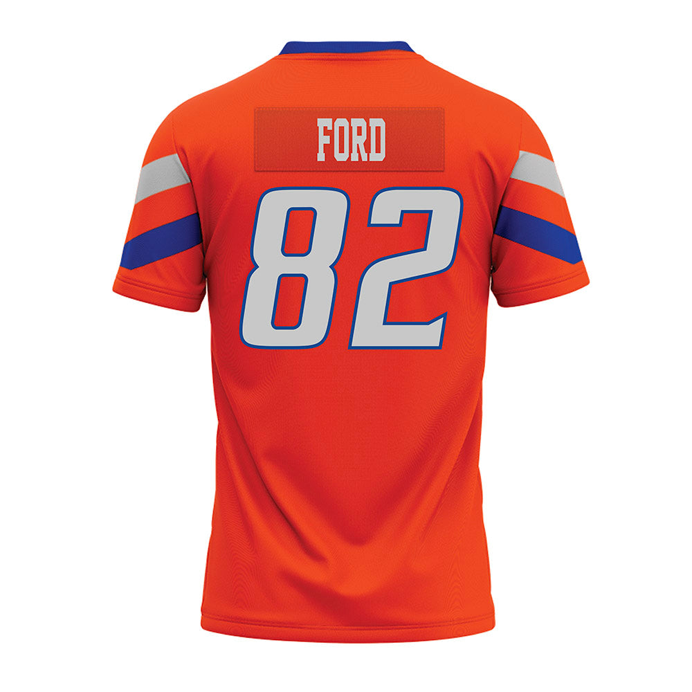 Boise State - NCAA Football : Ben Ford - Orange Premium Football Jersey-1