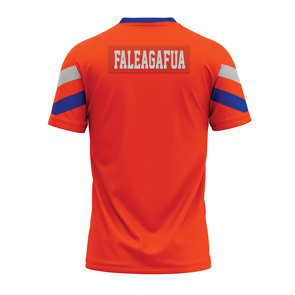 Boise State - NCAA Football : Sua Faleagafua - Orange Premium Football Jersey-1