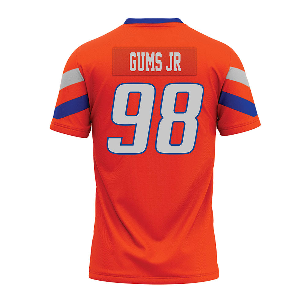 Boise State - NCAA Football : Herbert Gums Jr - Orange Premium Football Jersey-1