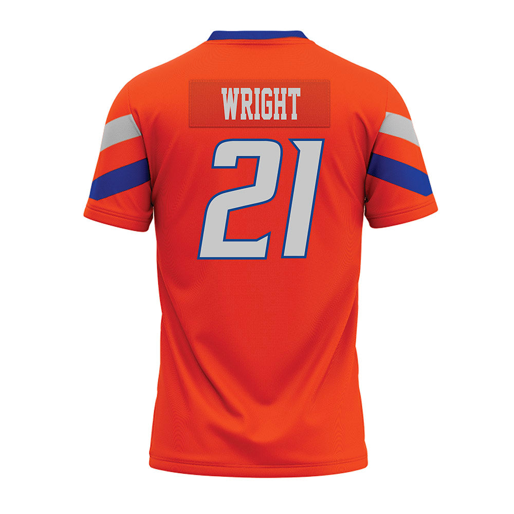 Boise State - NCAA Football : Akeem Wright - Orange Premium Football Jersey-1