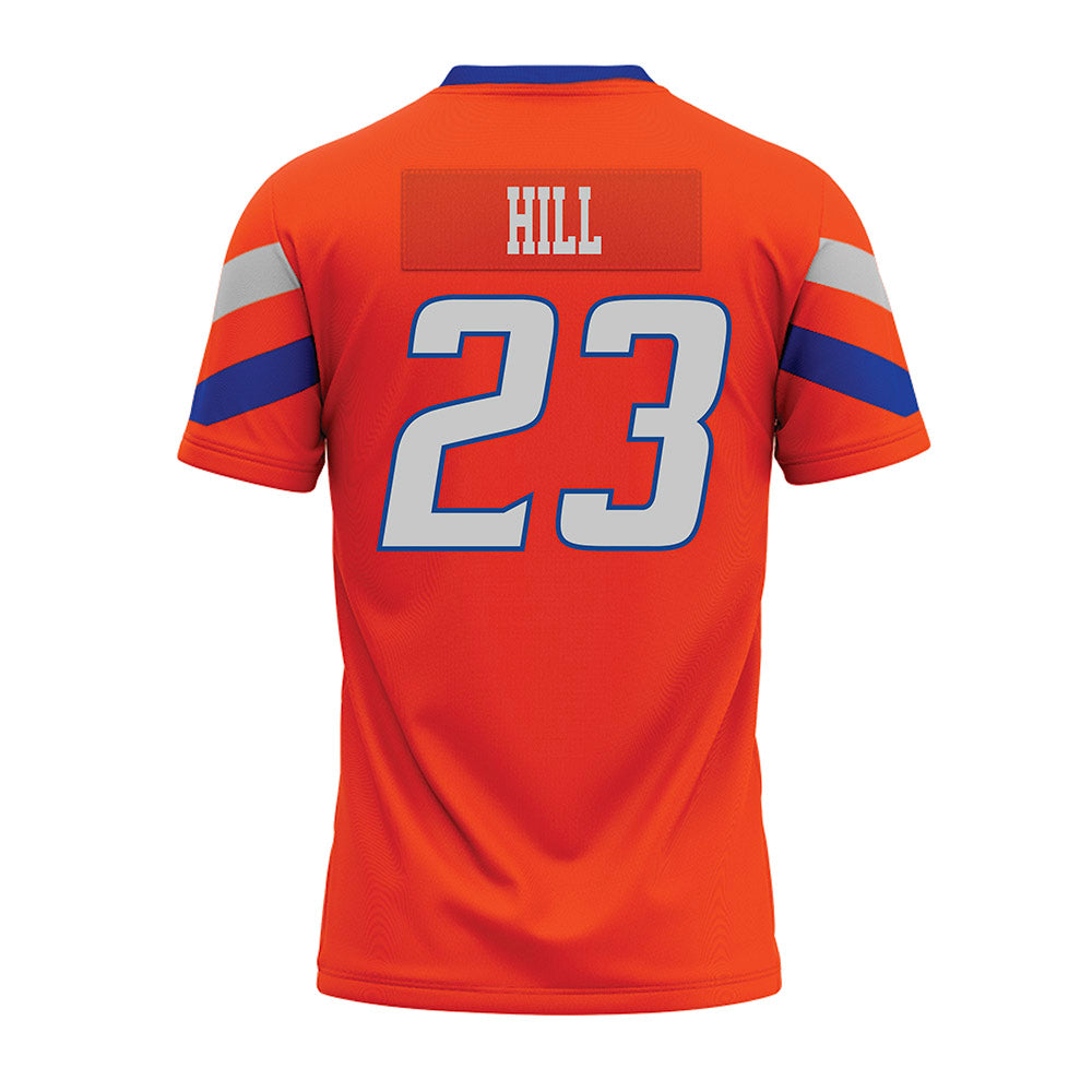 Boise State - NCAA Football : David Hill - Orange Premium Football Jersey-1