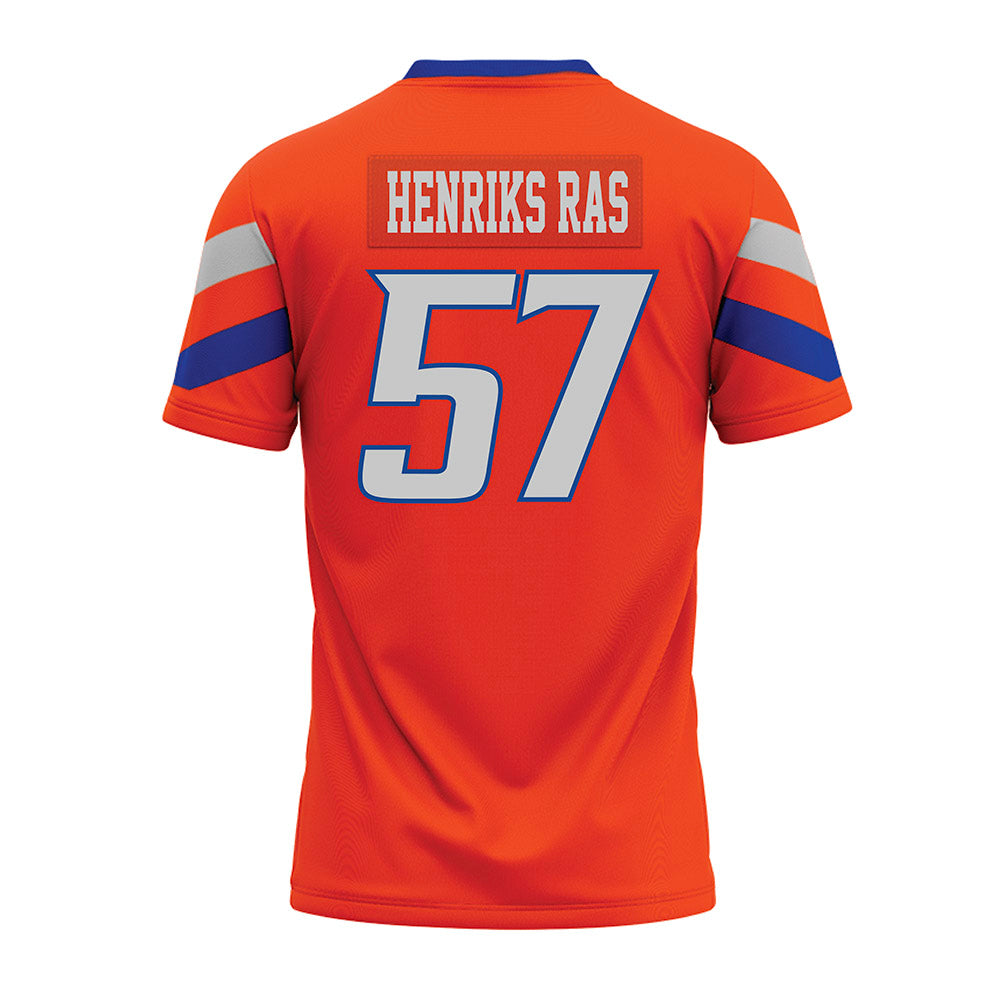 Boise State - NCAA Football : Gustaf Henriks Ras - Orange Premium Football Jersey-1