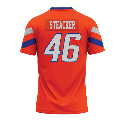 Boise State - NCAA Football : Hunter Steacker - Orange Premium Football Jersey-1