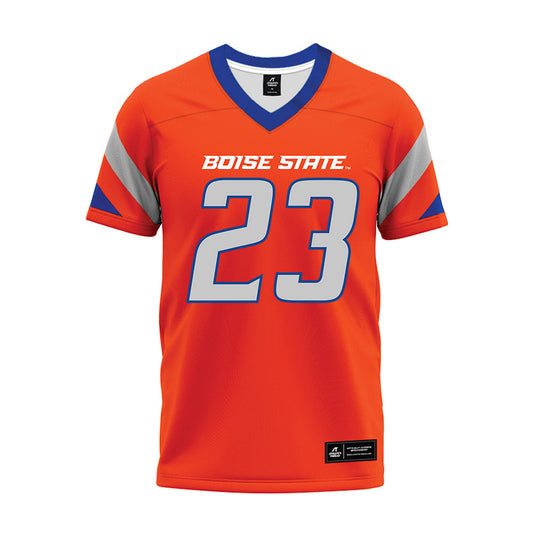 Boise State - NCAA Football : David Hill - Orange Premium Football Jersey-0