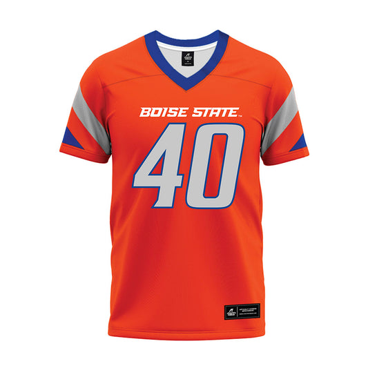 Boise State - NCAA Football : De'Shawn Toilolo - Orange Premium Football Jersey-0
