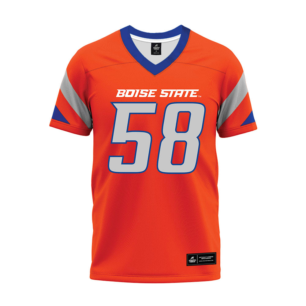 Boise State - NCAA Football : Deuce Alailefaleula - Orange Premium Football Jersey-0