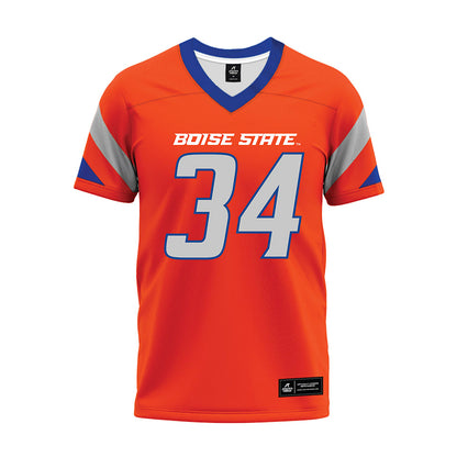 Boise State - NCAA Football : Alexander Teubner - Orange Premium Football Jersey-0
