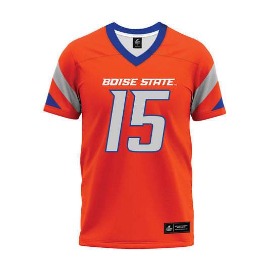 Boise State - NCAA Football : Zeke Martinez - Orange Premium Football Jersey-0