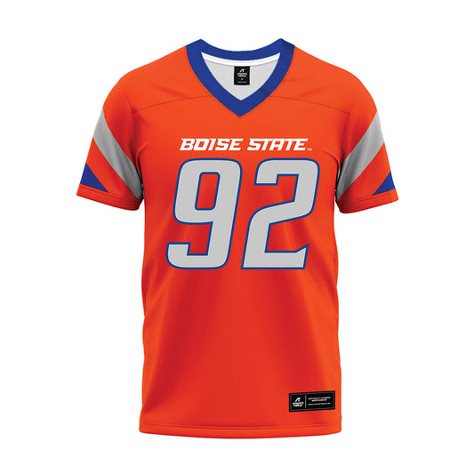 Boise State - NCAA Football : David Latu - Orange Premium Football Jersey-0