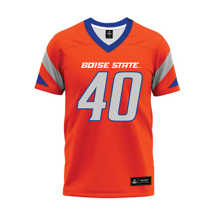 Boise State - NCAA Football : De'Shawn Toilolo - Orange Premium Football Jersey-0