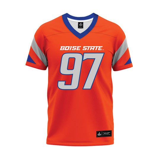 Boise State - NCAA Football : Mikaio Edward - Orange Premium Football Jersey-0