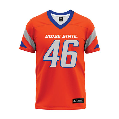 Boise State - NCAA Football : Hunter Steacker - Orange Premium Football Jersey-0