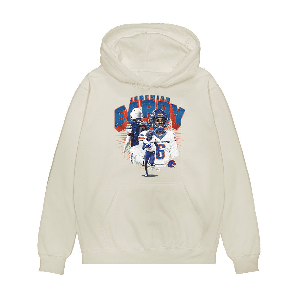 Boise State - NCAA Football : Jeremiah Earby - Collage Premium Hooded Sweatshirt-0